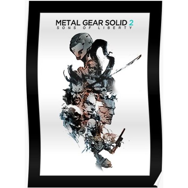 Metal Gear Solid 2: Sons Of Liberty Premium Matte Vertical Poster-image