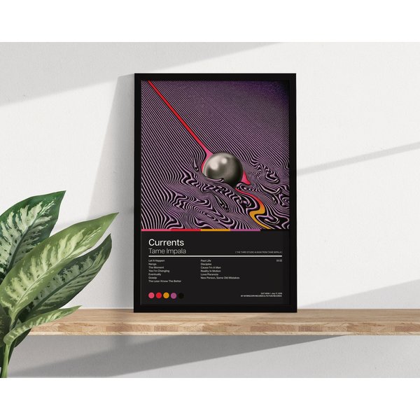 Currents Tame Impala Album Print-image