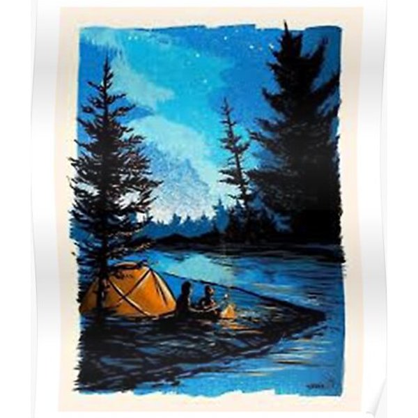 Dark Night Nature Poster Premium Matte Vertical Poster-image