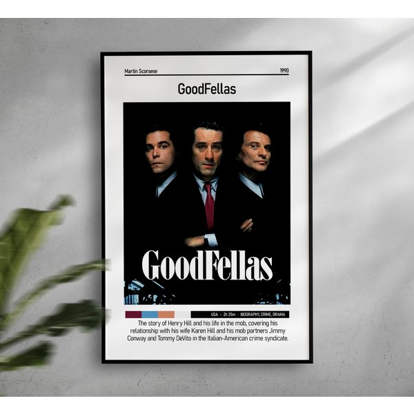 Goodfellas Movie Poster, Modern Movie Poster-image