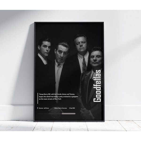 Goodfellas Movie Poster, Modern Movie Poster-image