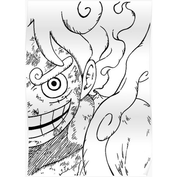 Luffy Gear 5 Ii Premium Matte Vertical Poster-image