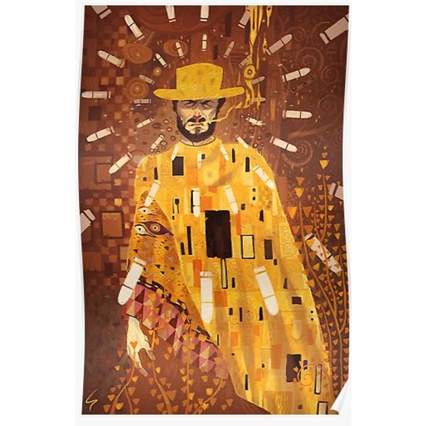 Klimt Eastwood Premium Matte Vertical Poster-image