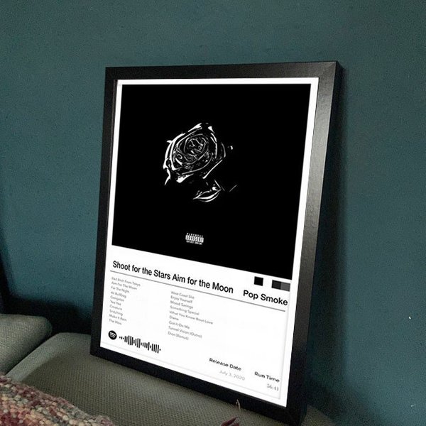 Shoot For The Stars Aim For The Moon Poster-image
