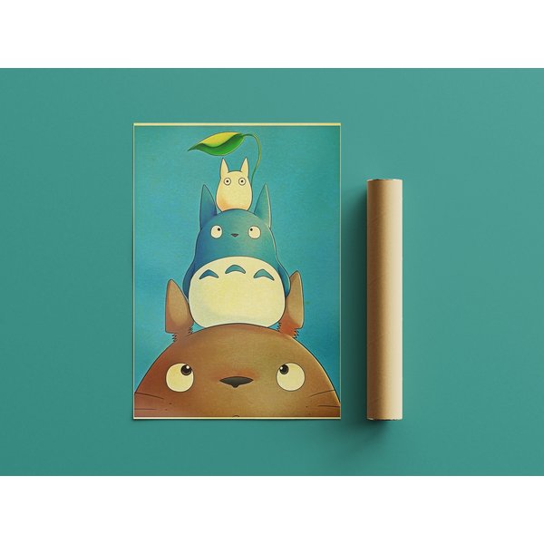 My Neighbor Totoro Vintage Style Poster-image