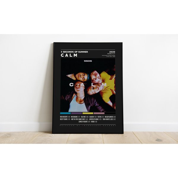 5 Seconds Of Summer Posters / Calm Poster, Album Cover Poster-image