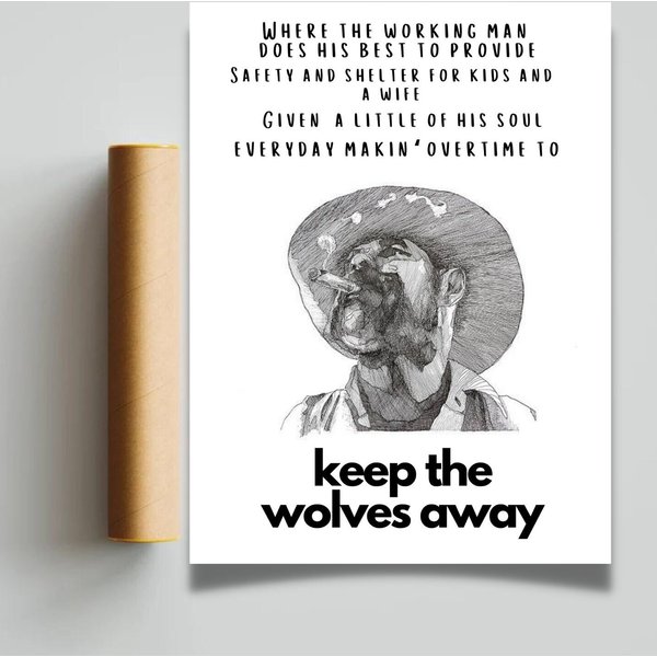 Uncle Lucius Keep The Wolves Away Poster-image