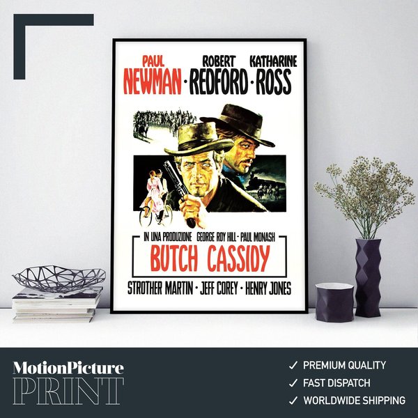 Butch Cassidy And The Sundance Kid (1969) - Movie Film Poster-image
