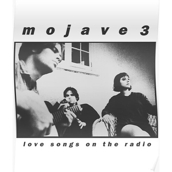 Mojave 3 Love Song On Radio Fanart Premium Matte Vertical Poster-image