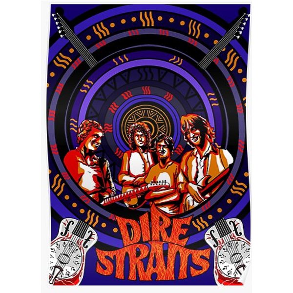 Dire Straits Premium Matte Vertical Poster-image