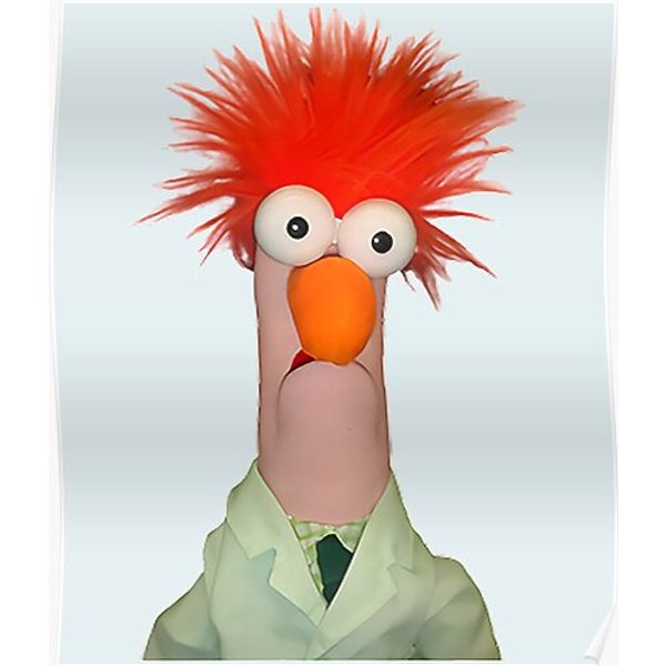 Meep Muppet Beaker Premium Matte Vertical Poster-image
