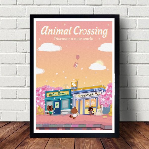 Animal Crossing Poster Hanging Home Decor-image