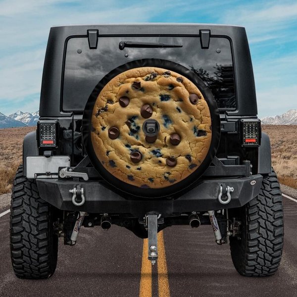 Chocolate Chip Cookie Spare Tire Cover-image