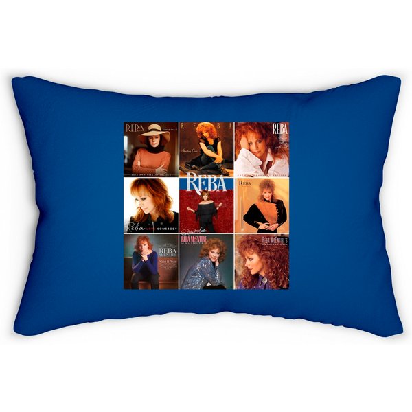Reba All Greatest Albums Classic Lumbar Pillows-image