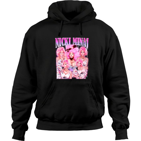 Nicki Minaj Rapper Vintage 90S Bootleg Classic Graphic Hoodies-image