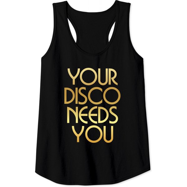 Your Disco Needs You - Kylie Minogue Light Years Gold Tank Top-image