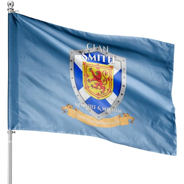 Smith Scottish Family Clan Scotland Shield House Flags-image