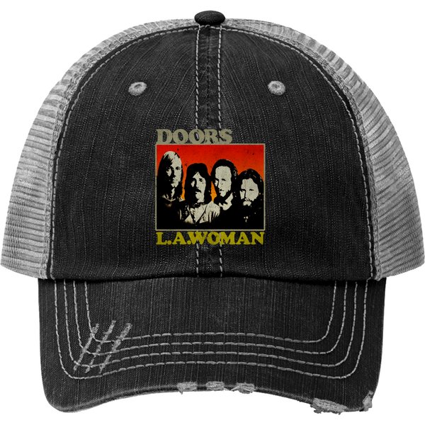 The Doors Trucker Hats: La Woman Trucker Hats-image