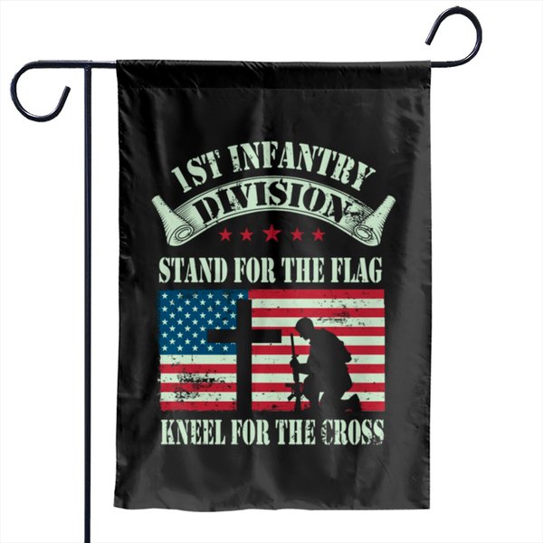 1st Infantry Division Veteran Gift Garden Flags