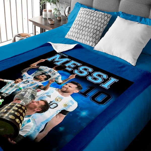 Messi Baby Blankets - Argentina World Cup 2022 Edition-image