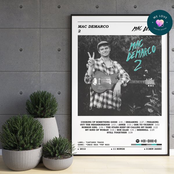 Mac Demarco - 2 Album Poster / Mac Demarco Poster-image