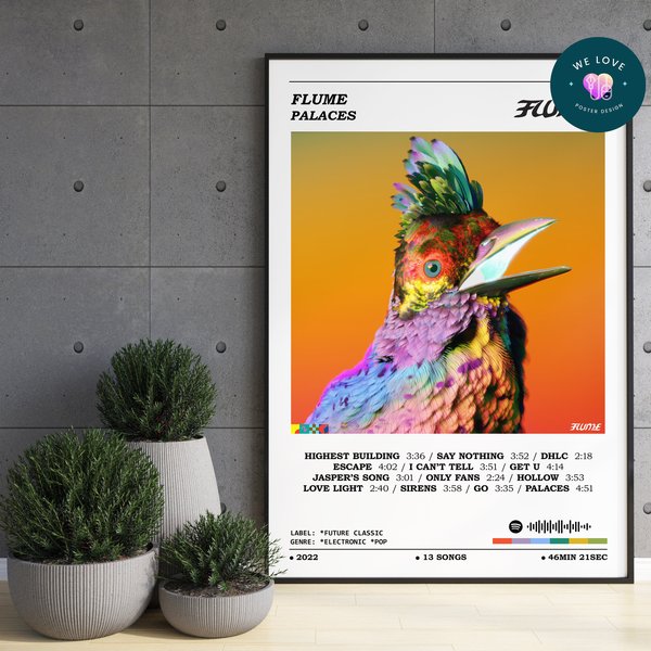 Flume - Palaces Album Poster / Flume Poster-image
