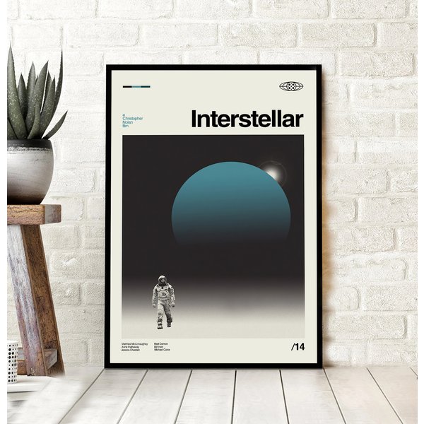 Minimalist Movie Poster - Interstellar Poster-image