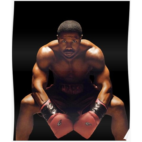 Michael B Jordan Premium Matte Vertical Poster-image