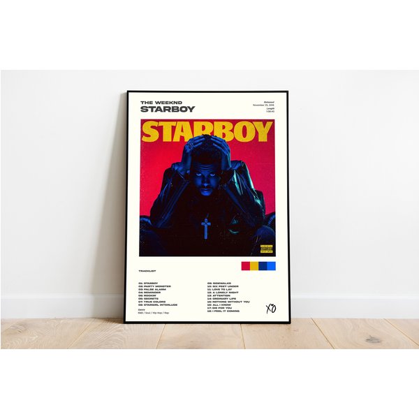 The W.Eek.Nd Poster, Starboy Album Poster-image