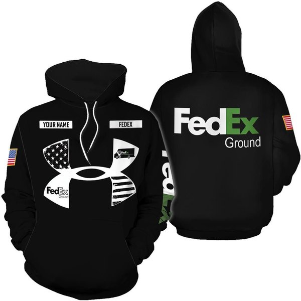 Custom Name Fedex Ground Hoodies 3d, Fedex Hoodie