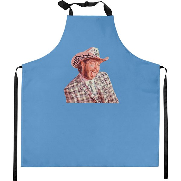 Shoulda Been A Cowboy Kitchen Aprons, Post Malone-image