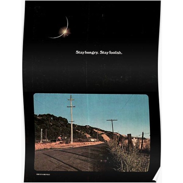 Whole Earth Catalog / Stay Foolish Premium Matte Vertical Poster-image