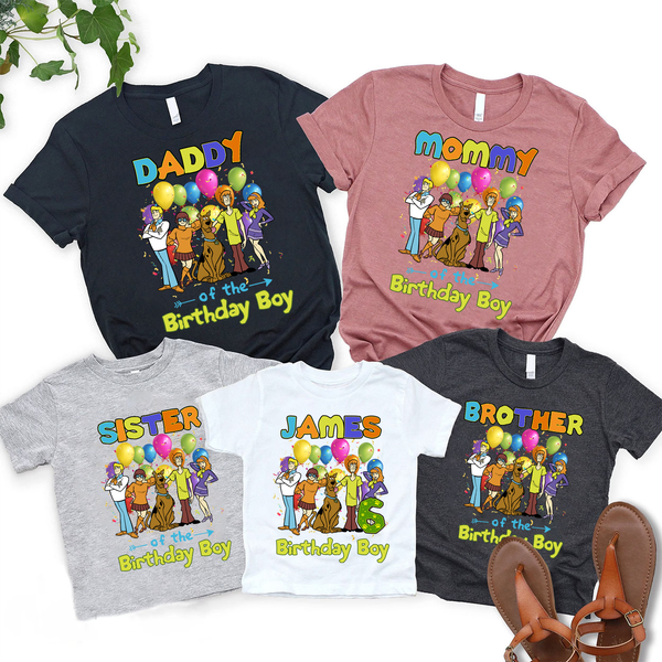 Scooby Doo Birthday Shirt, Scooby Doo Shirt-image
