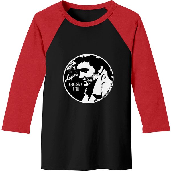 Lupo's Heartbreak Hotel Elvis Presley Destressed Baseball Tees-image