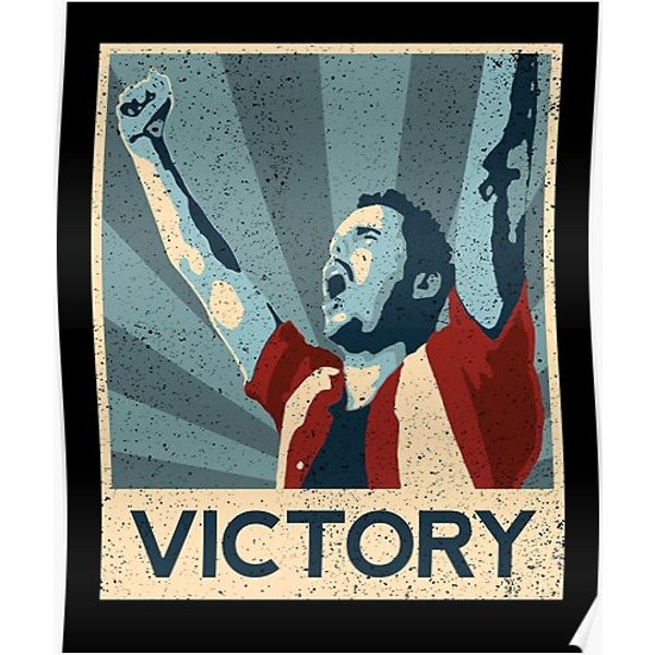 Victory - Johnny Drama Entourage Viking Quest Call - Dark Premium Matte Vertical Poster-image