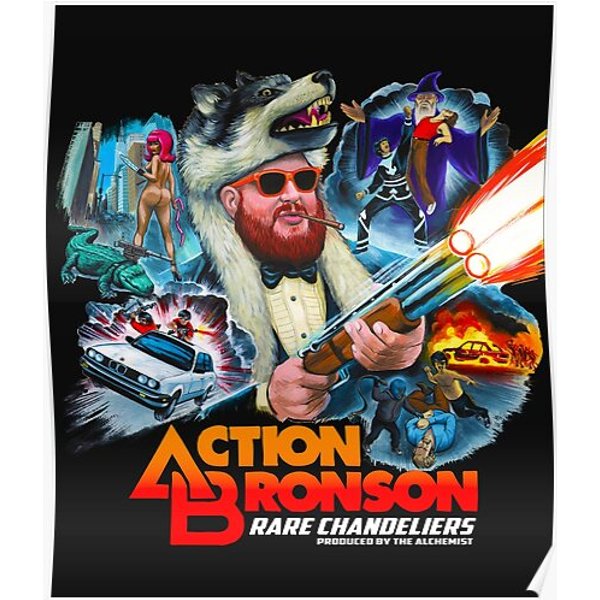 Action-Bronson-Rare-Chandeliers Premium Matte Vertical Poster-image