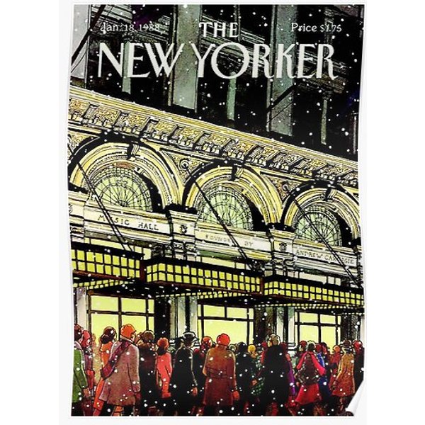 The New Yorker 1988 Premium Matte Vertical Poster-image