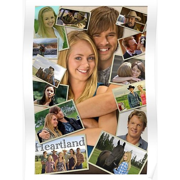 Heartland Classic Collage Design Heartland Canada Premium Matte Vertical Poster-image