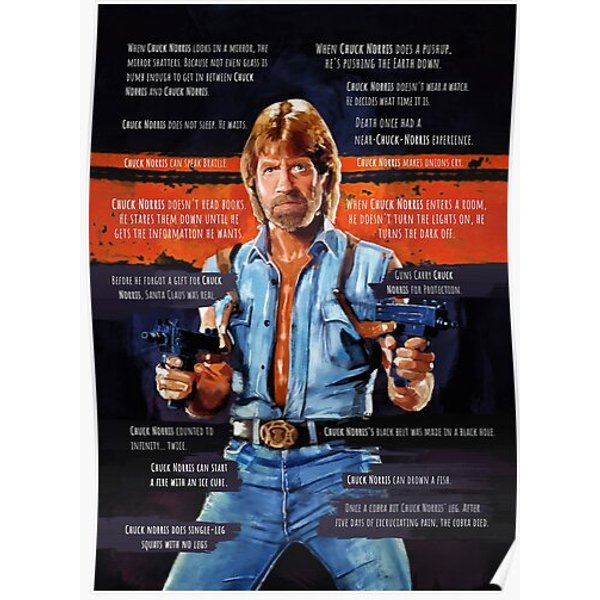 Chuck Norris - Meme Premium Matte Vertical Poster-image