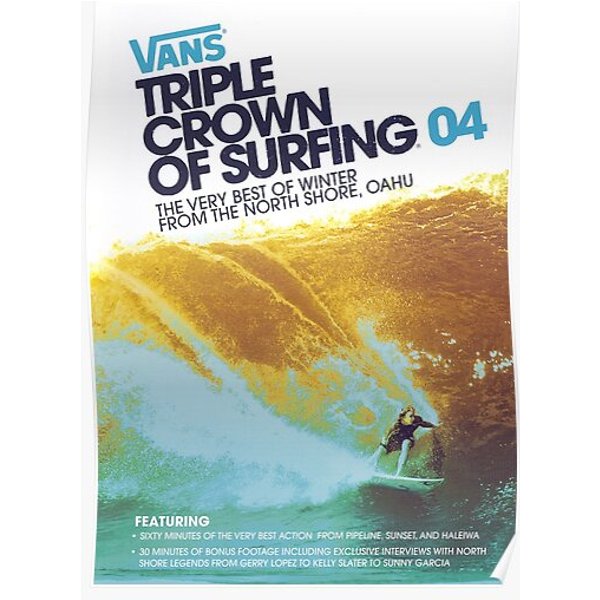 Triple Crown Of Surfing Premium Matte Vertical Poster-image