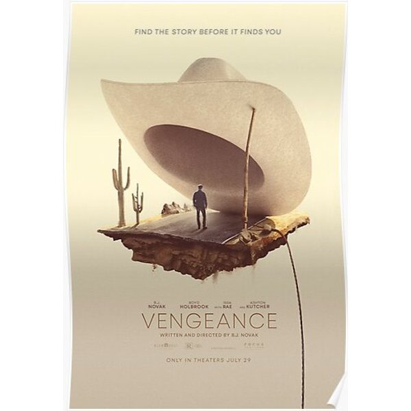 Vengeance (2022) Poster Premium Matte Vertical Poster-image