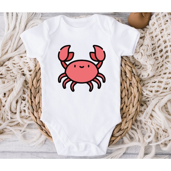 Cute Crab Baby Onesie