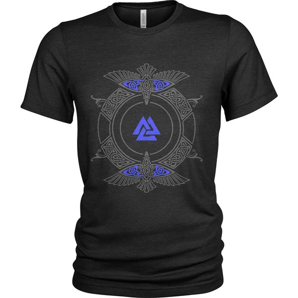 Norse Runestones Valknut Men's T-Shirt-image