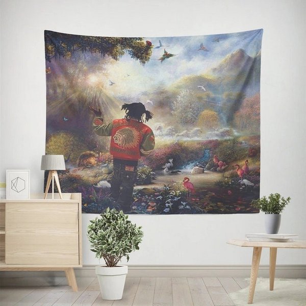 Funny Chief Keef In The Garden Of Eden Tapestry-image
