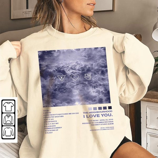 The Neighbourhood - I Love You Album Tracklist Shirt-image