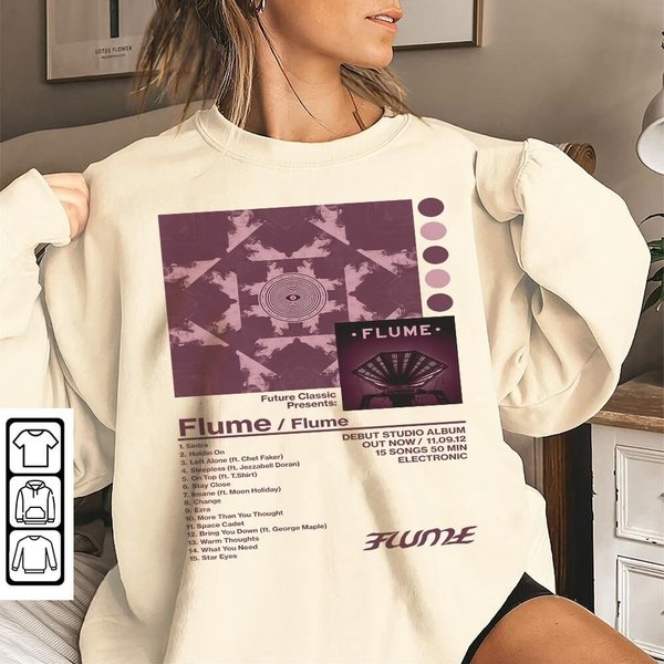 Flume - Flume Self Titled Album Tracklist Shirt-image