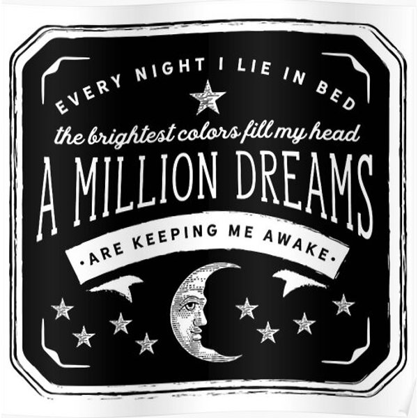 A Million Dreams (The Greatest Showman) Premium Matte Vertical Poster-image