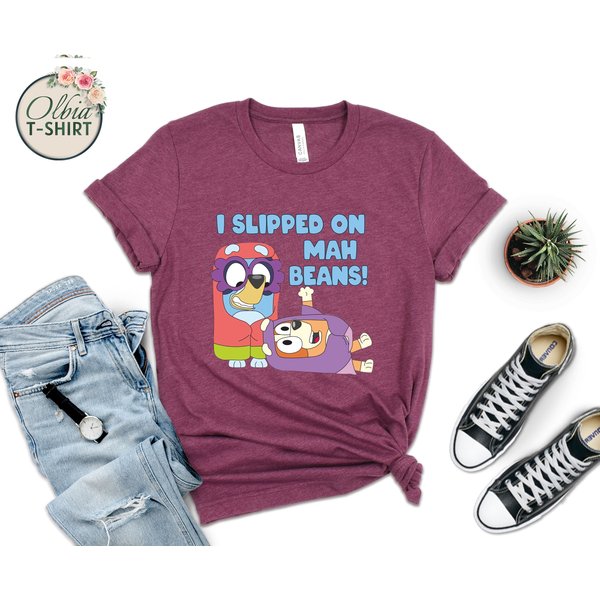 I Slipped On My Beans Dad And Mom Birthday Shirt-image
