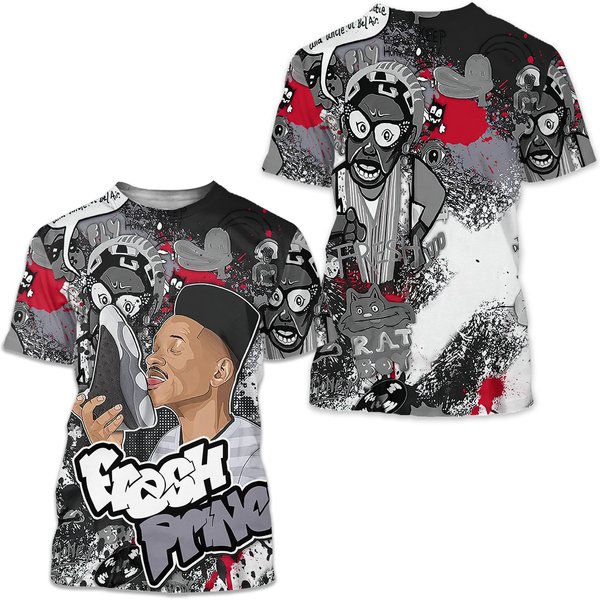 Fp Lick Jordan Unisex Sneaker Shirt Match Black Flint 13S Tee-image