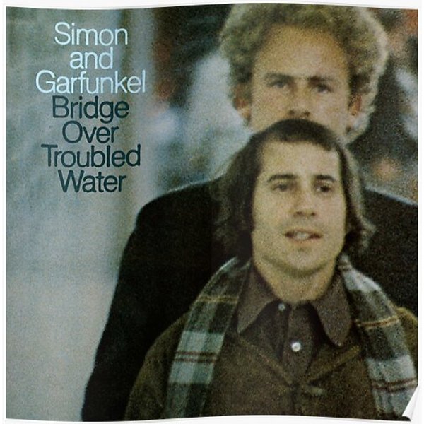 Simon And Garfunkel - Bridge Over Troubled Water Premium Matte Vertical Poster